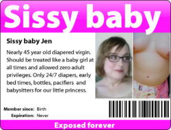 Sissy baby Jen