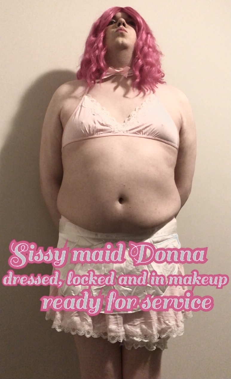 Sissy maid Donna exposed