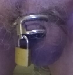 littledickdaniel locked in long term micro chastity since March 1, 2024!