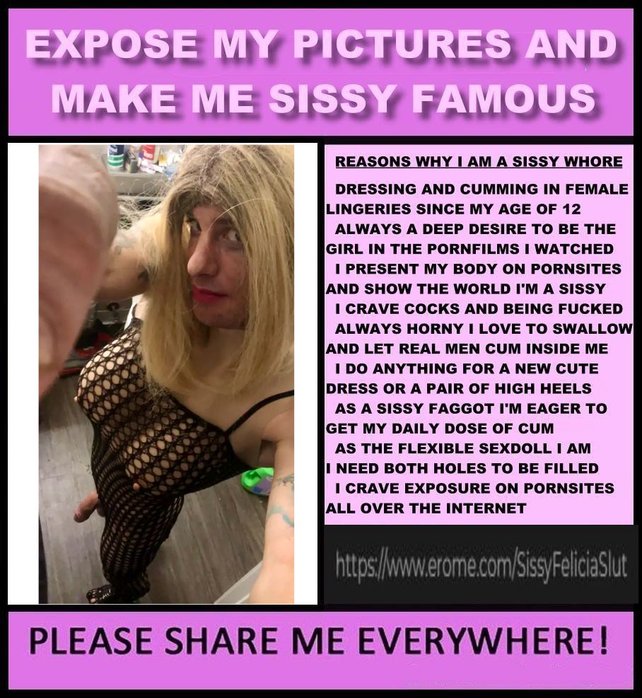 SissyFeliciasl*t Sissy f*ggot for BBC