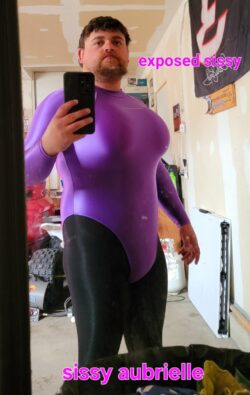 Leotard sissy aubrielle exposed