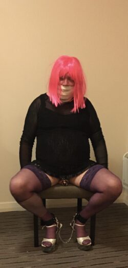 Sissy Sasha Pink Hair