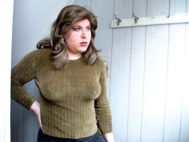 Andrea, a busty sissy trans gurl