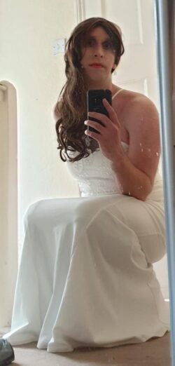 not my wedding dress