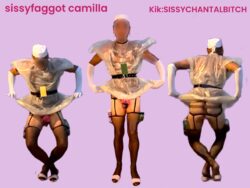 Sissy f*ggot camilla maid