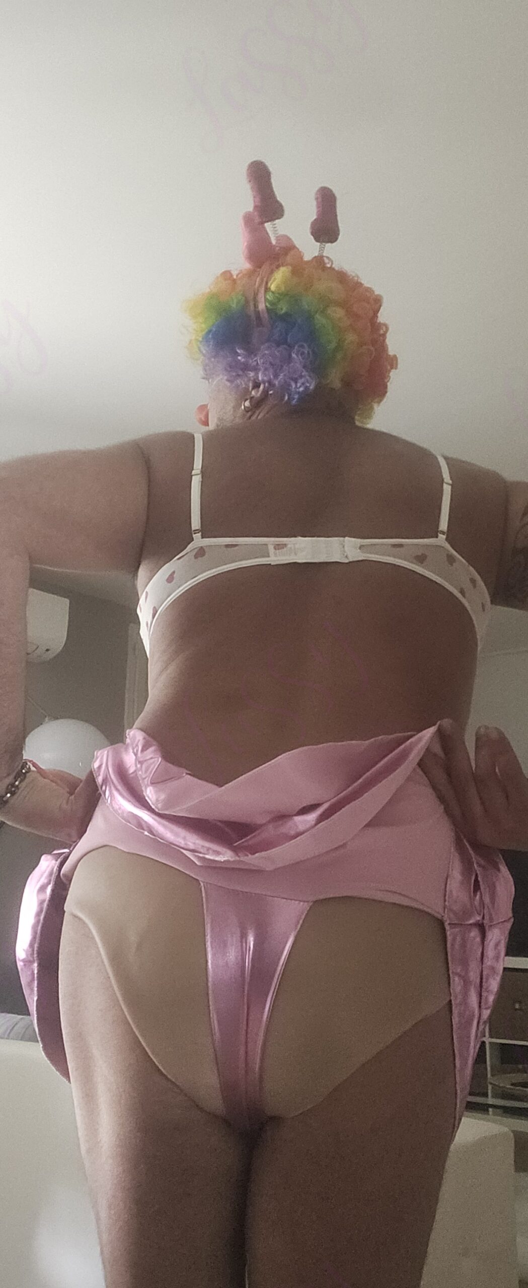 SissyLassy Clown Pathetic Humiliation Fake Pussy Dildo