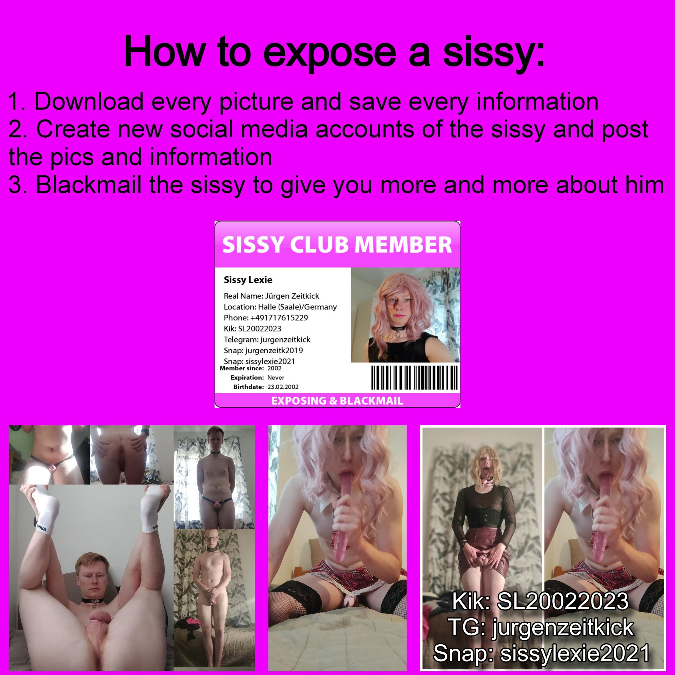 Sissy Lexie Exposed