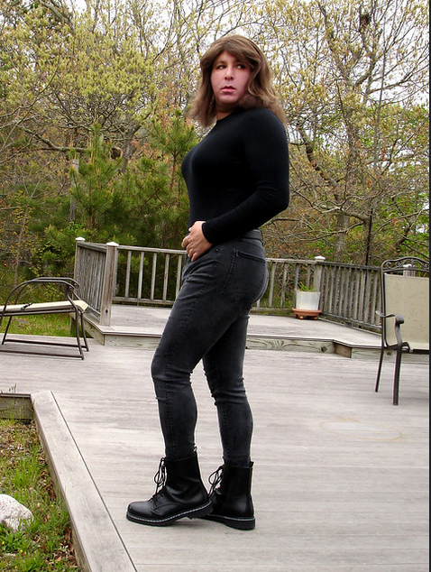 Andrea, sissy trans gurl out and about