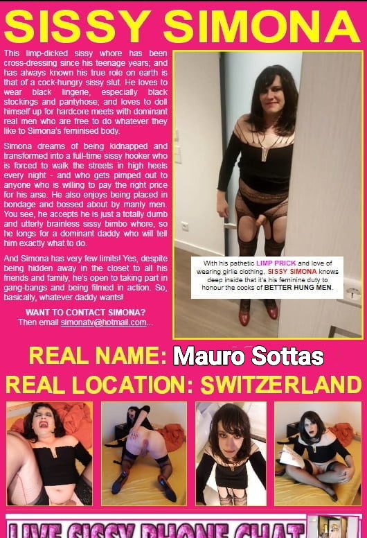 full info risk. blackmail me into prostitution.