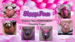 Sissy Hilda – Permanent Chastity – Which Cage Would You Choose?