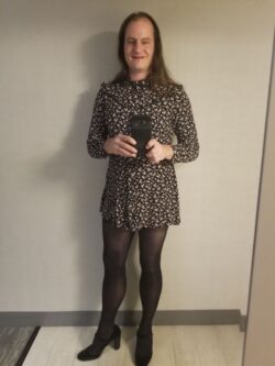 SissyBriana420 in a dress