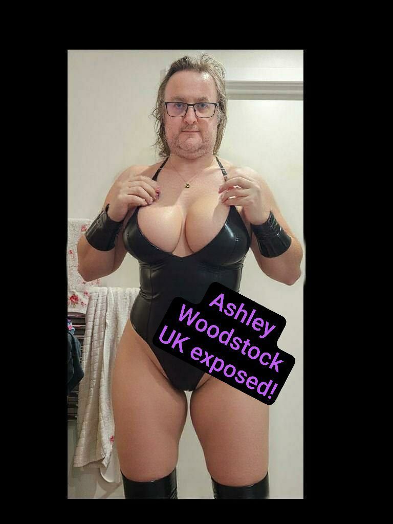 Sissy Ashley Woodstock  – big tit latex wh*re exposed