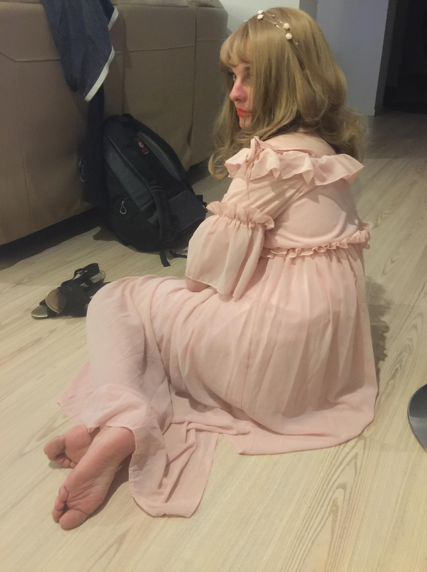 Calum the sissy f*ggot transvestite