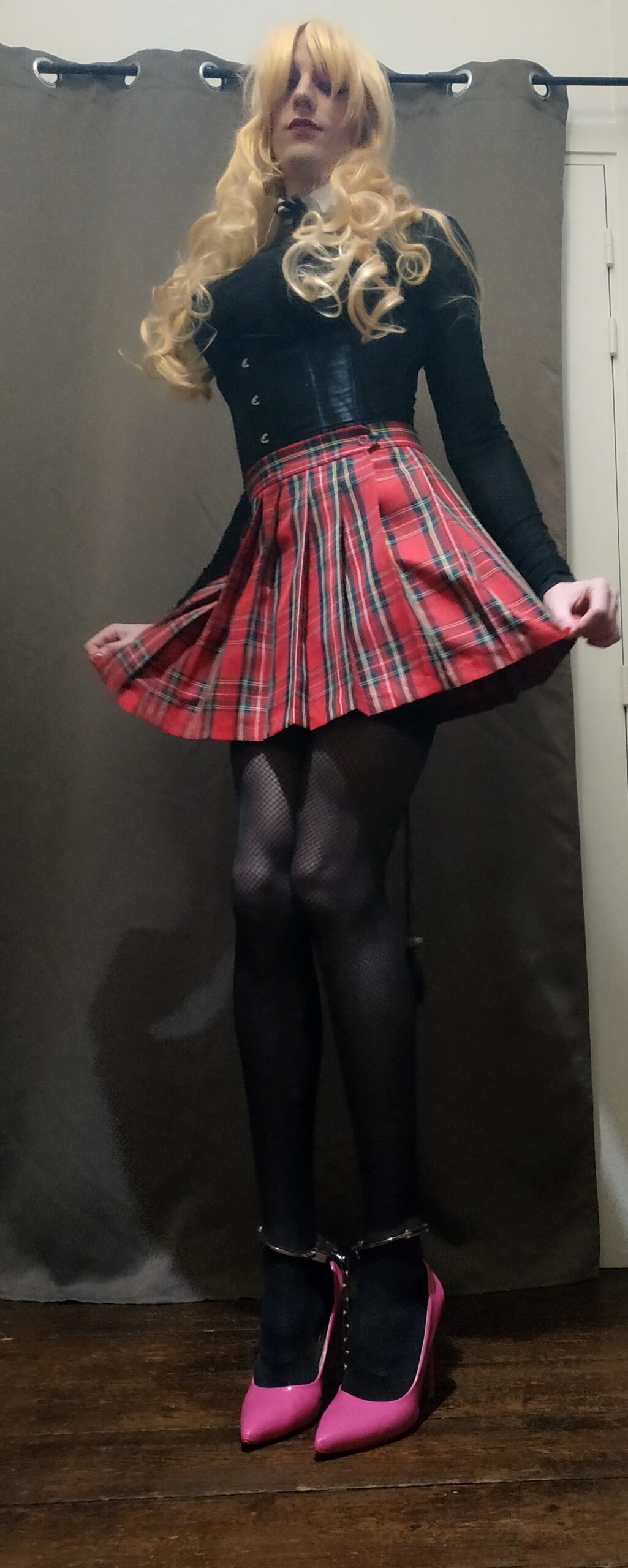 Sissy Marga – Short dress and dildo