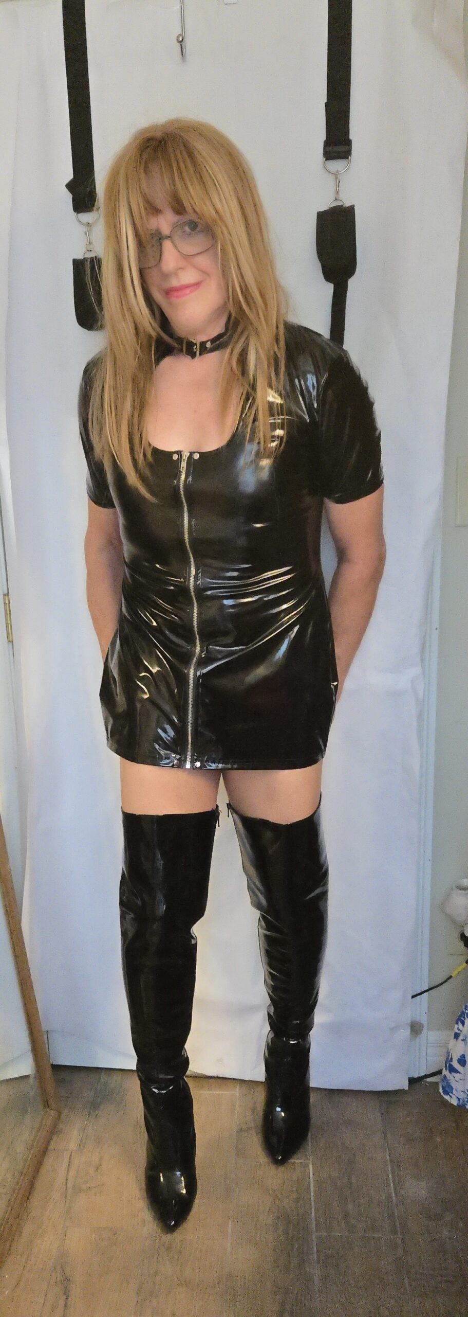 Sissy in Black Latex