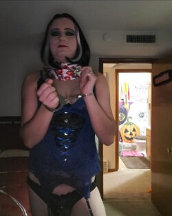 Buffalo sissy crossdresser Candy exposed