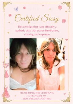 Certified Sissy Paul Matthews