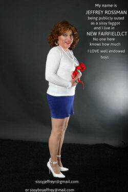 This is Jeffrey Rossman. Did you know he is really a sissy f*ggot from CT?