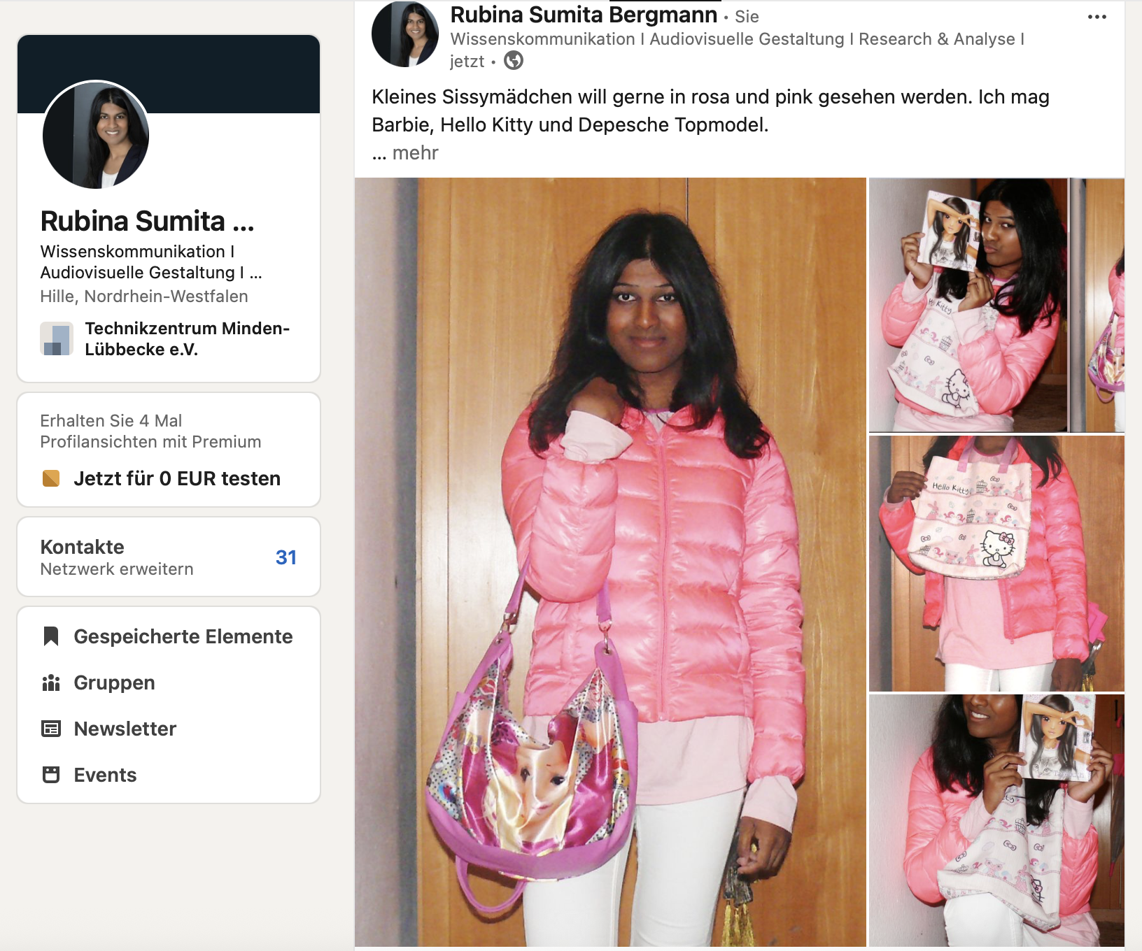 Sissy Rubina Sumita exposes herself ~