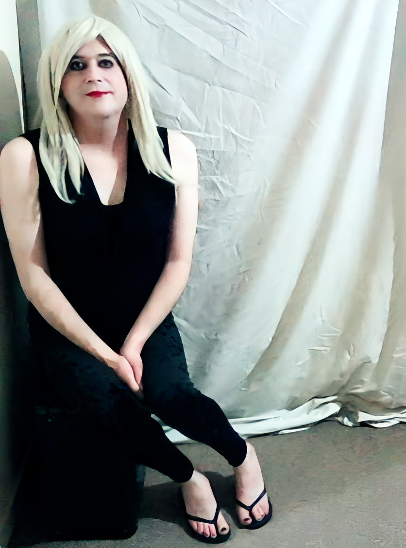 Cross dressing Sissy