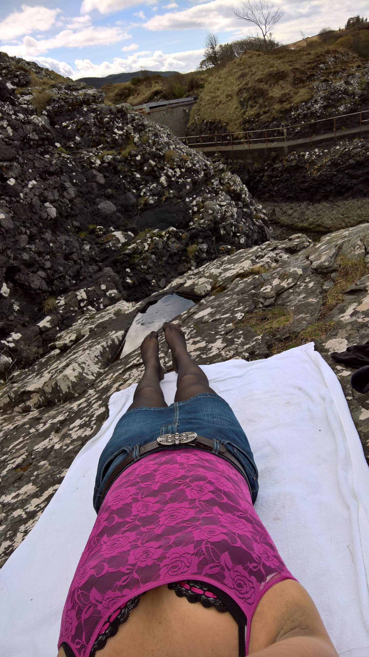 Outdoor crossdressing