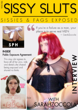 SarahZoccola sissy sl*t forever exposed