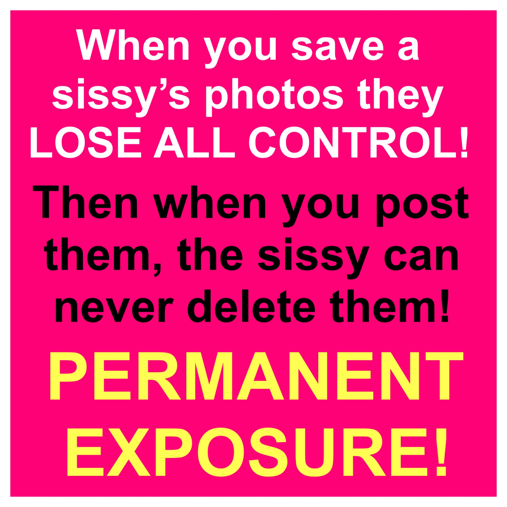 Expose Humiliate Repost this sissy wh*re