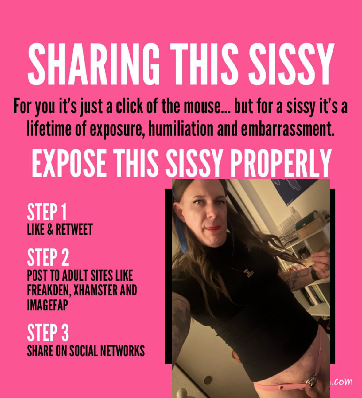 Sissy Samantha Kane Exposed