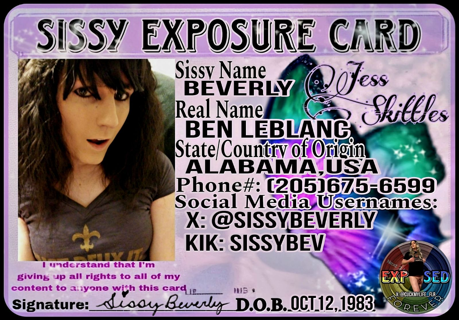Sissy Beverly ID Card