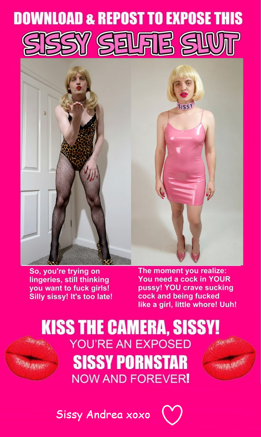 ~ Sissy Andrea – newbie exposure sl*t