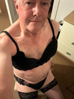 Sissy Bryn in black