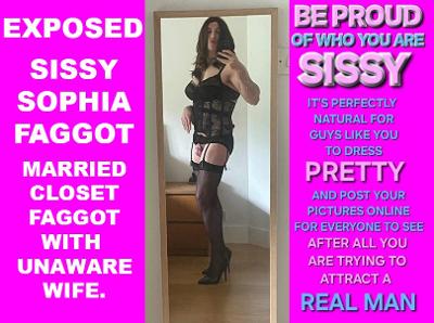 Limited time shocking exposure for married secret sissy f*ggot