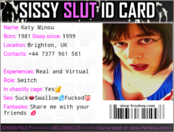 Katy Minou exposed – Sissy ID