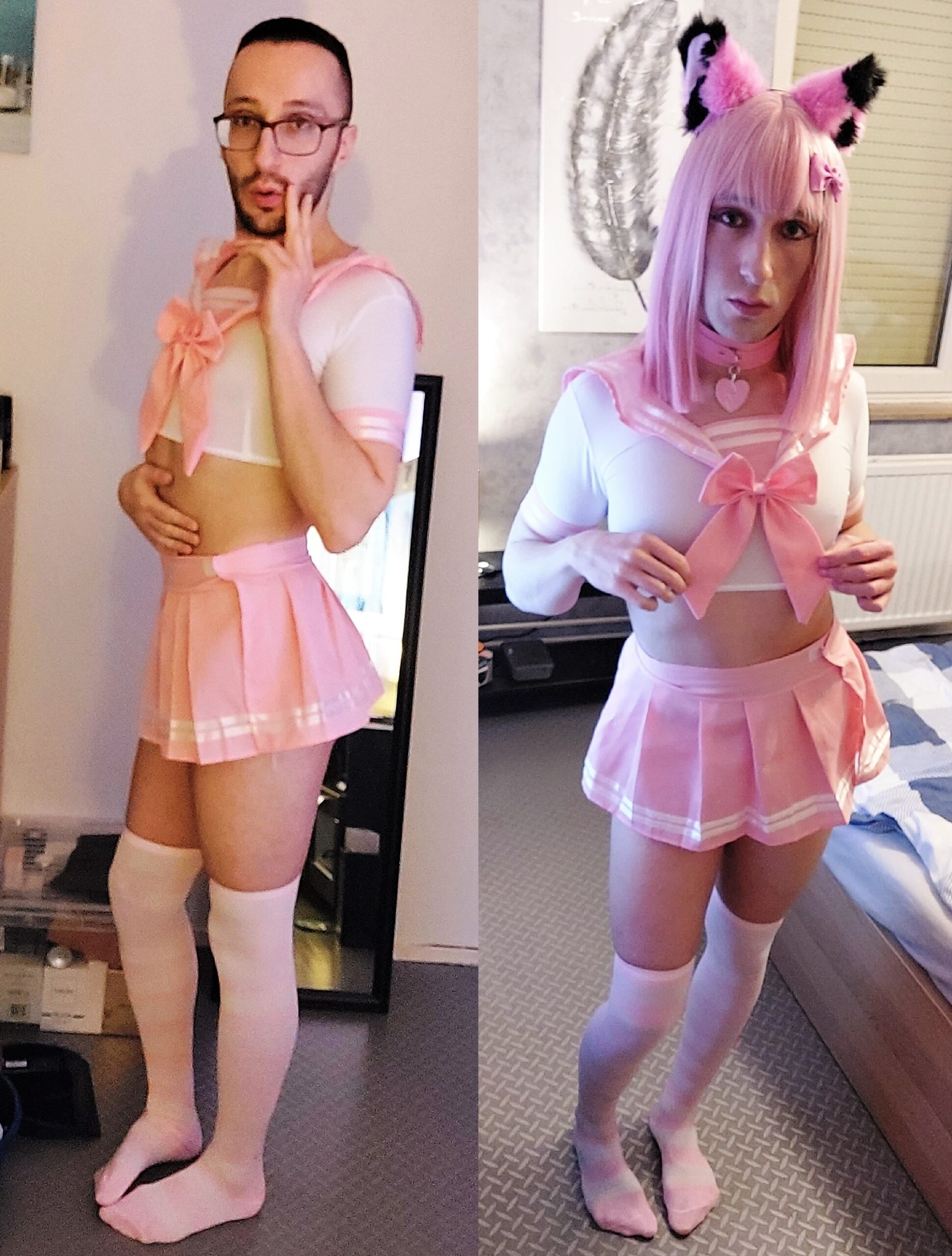 Sissy Jaymie Pink Schoolgurl