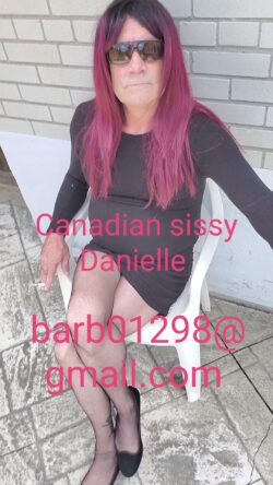 Canadian sissy Danielle exposed