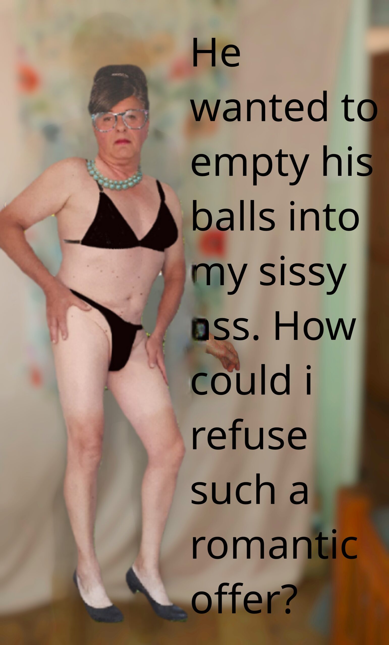 Sissy Rani exposed in lingerie