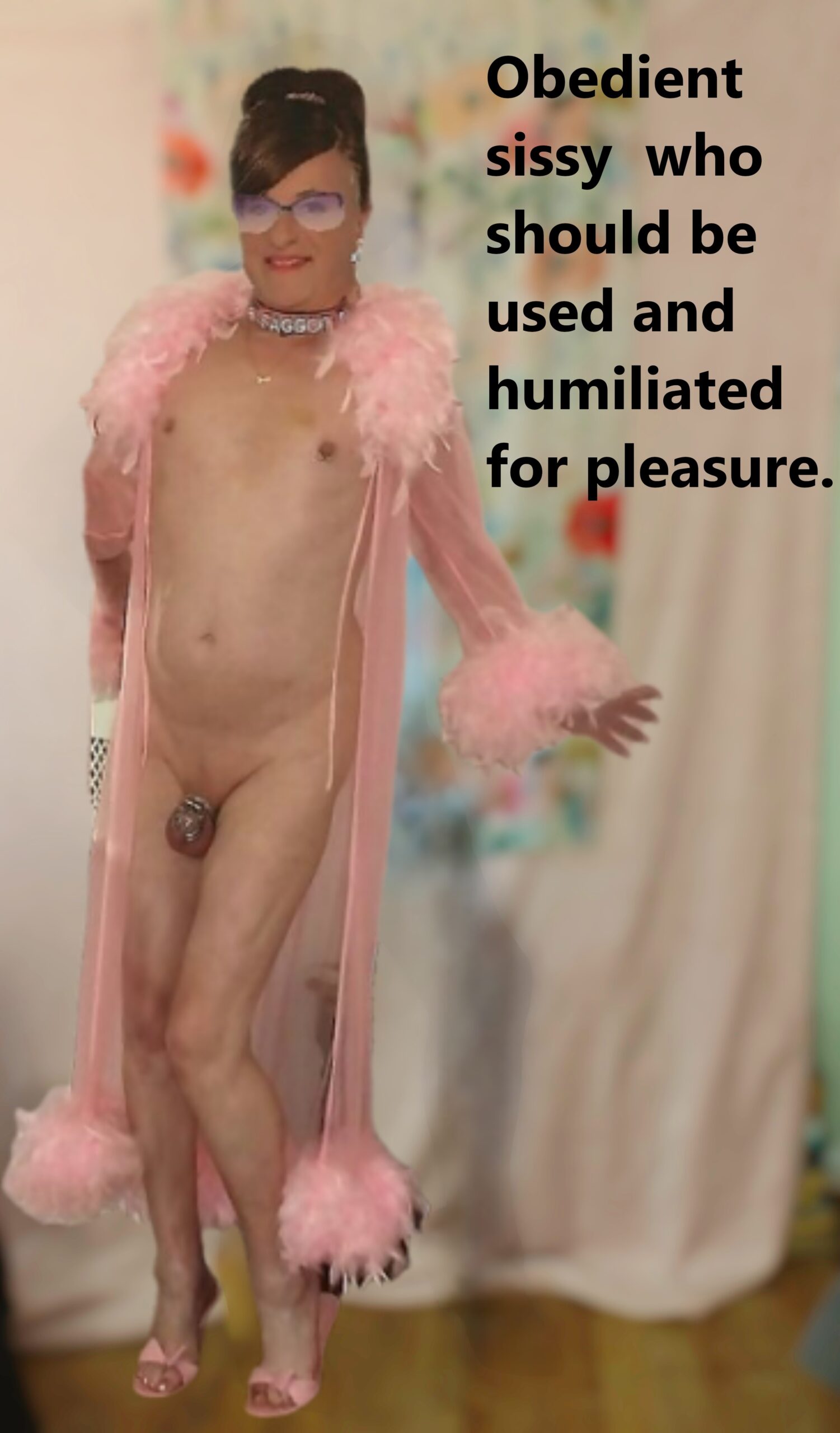 Sissy Rani loves to pose for sissies and f*gs