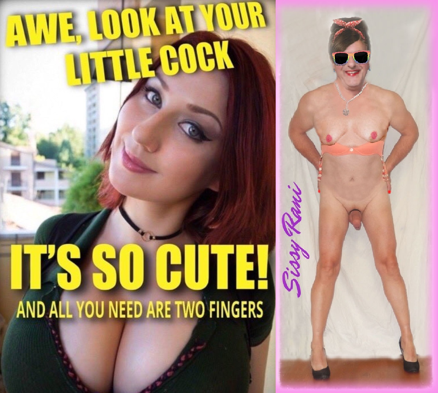 Sissy crossdresser Rani exposed