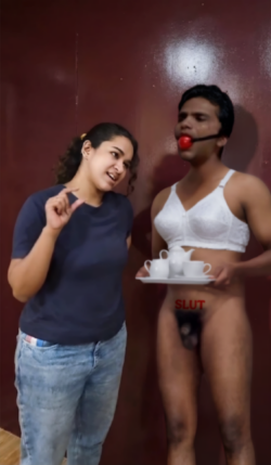 Why so small dick…slut..?