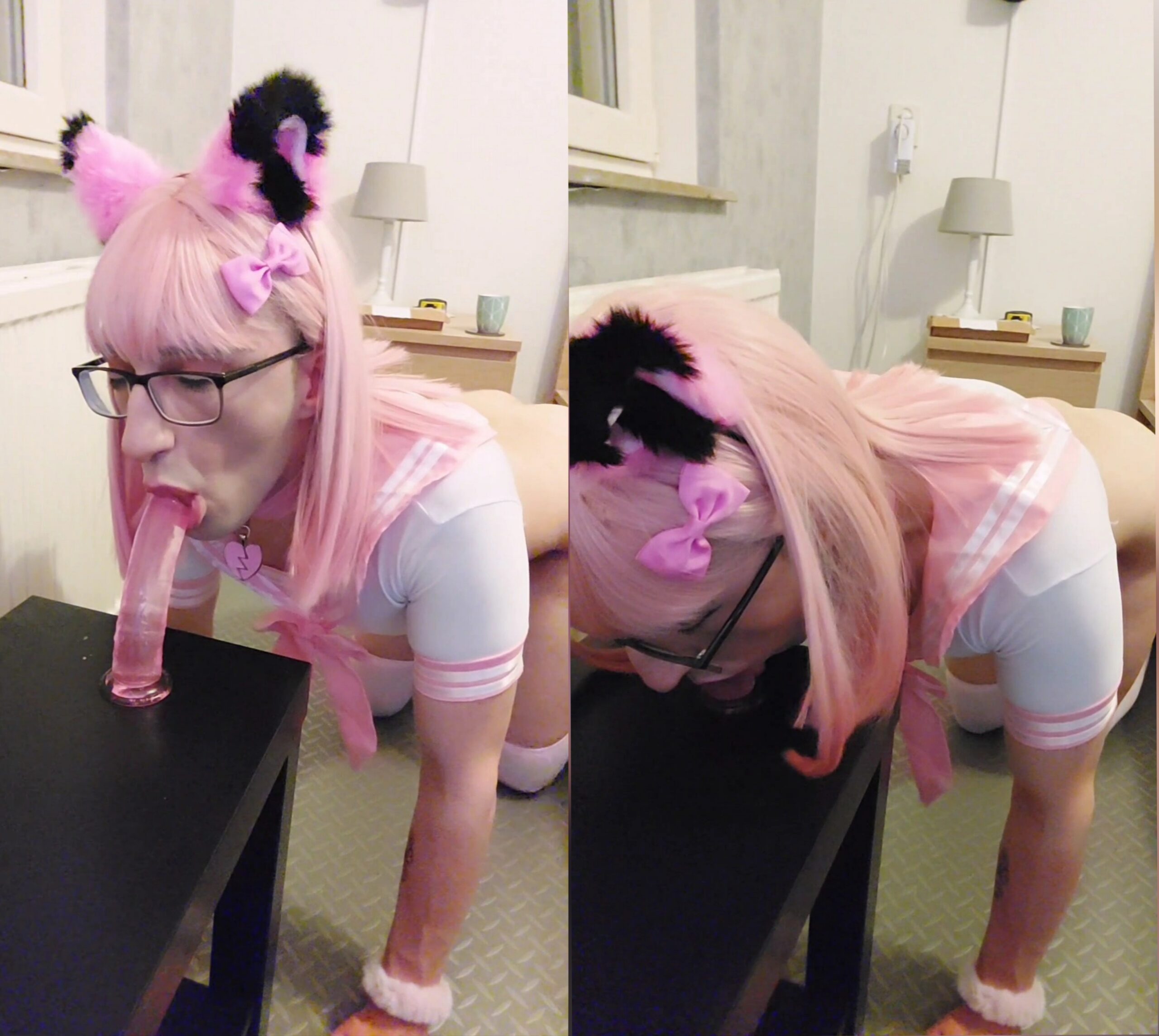 Sissy Jaymie Pink Schoolgurl