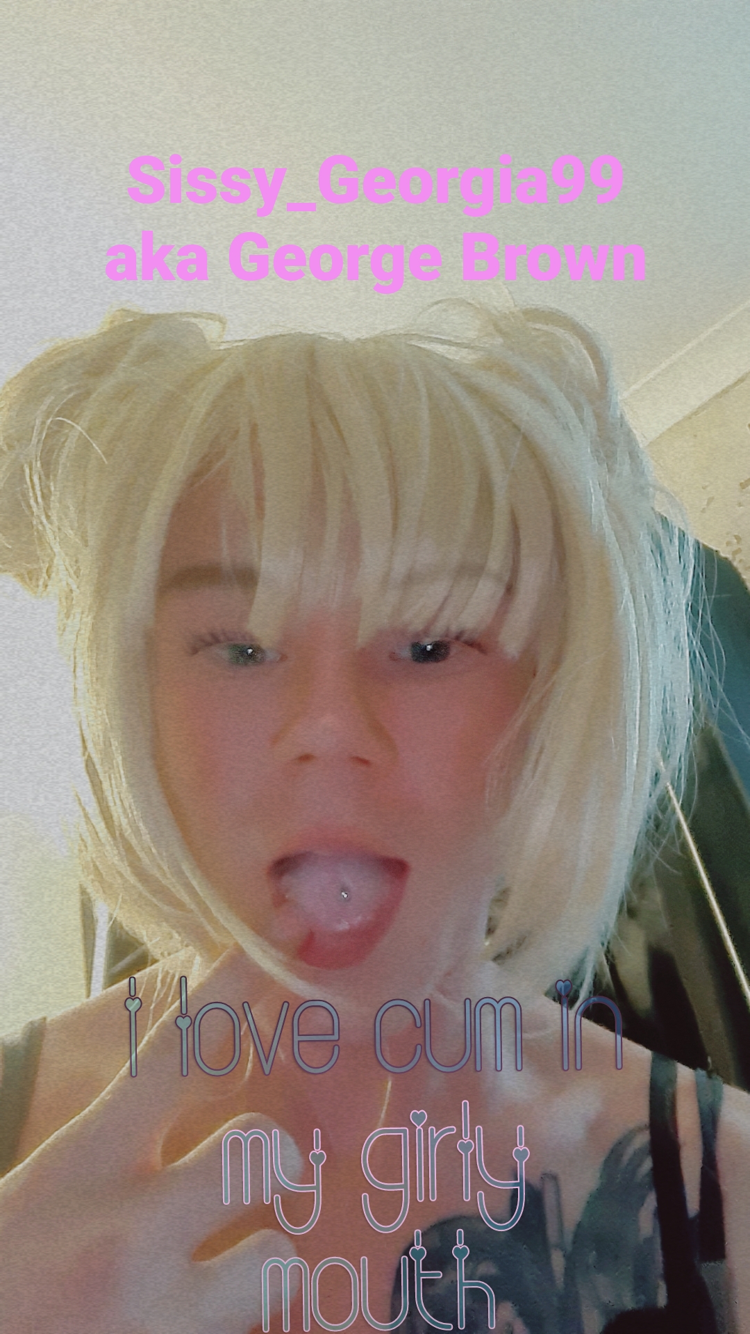 Secret sissy Georgia Blows wants permanent exposure and bmail🏳️‍⚧️💅🏻