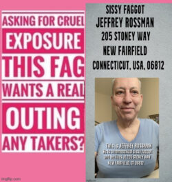 Jeffrey Rossman from New Fairfield,CT exposed and outed on the internet