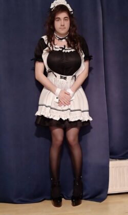 Cute and sexy maid