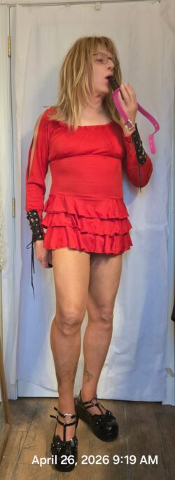 Sissy Denise learns “Silence is Golden”