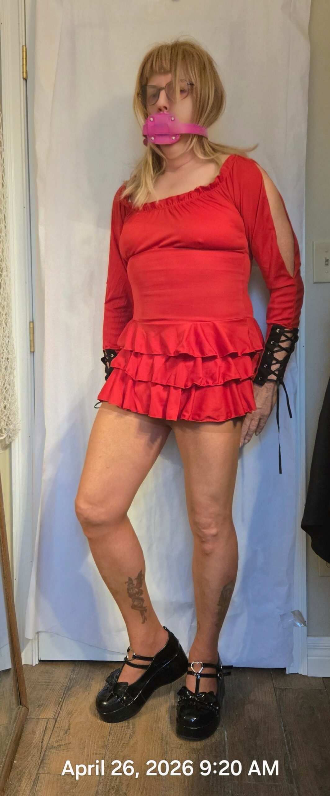 Sissy Denise learns “Silence is Golden”