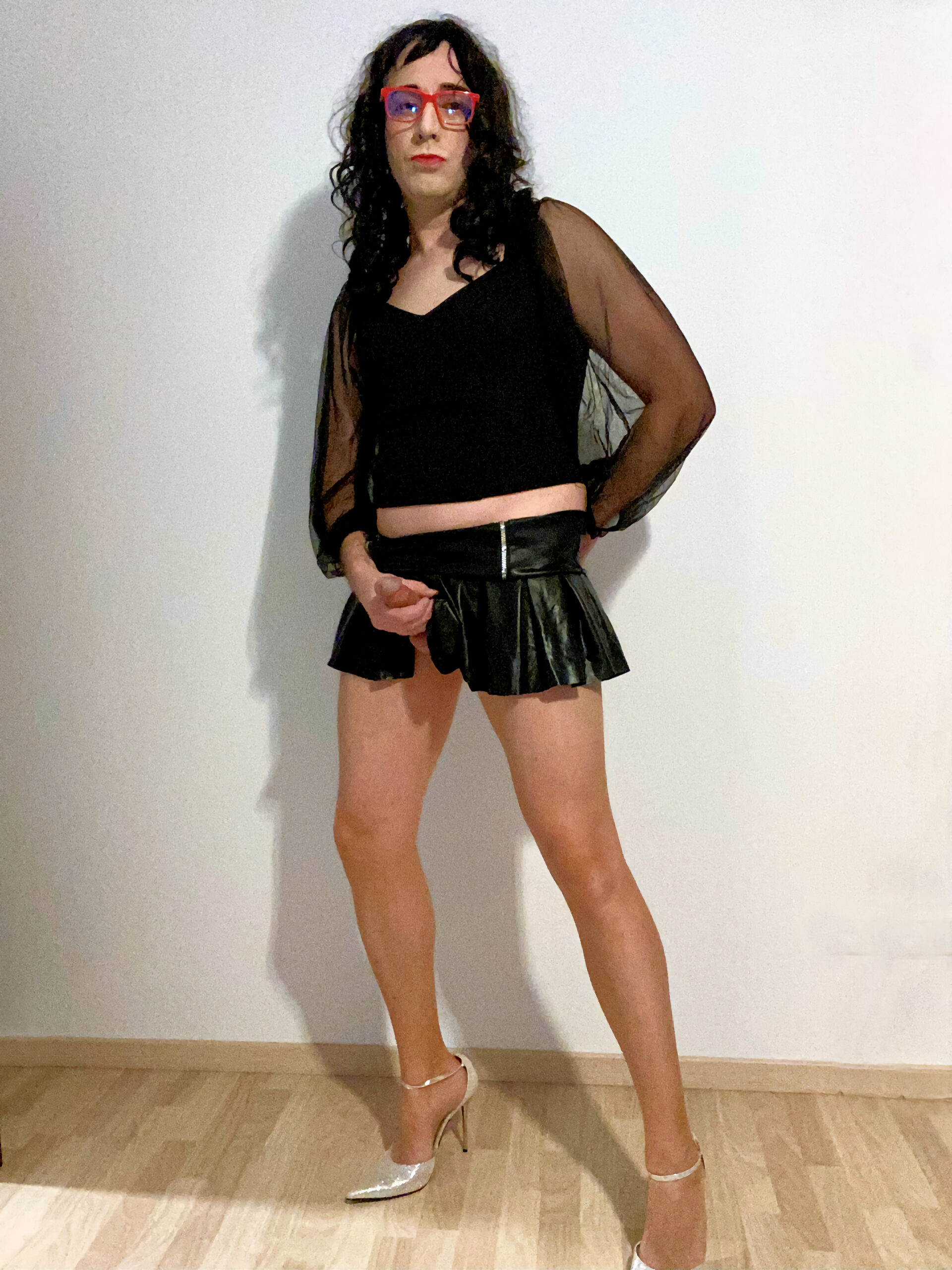 Sissy pantyhosed cumlover