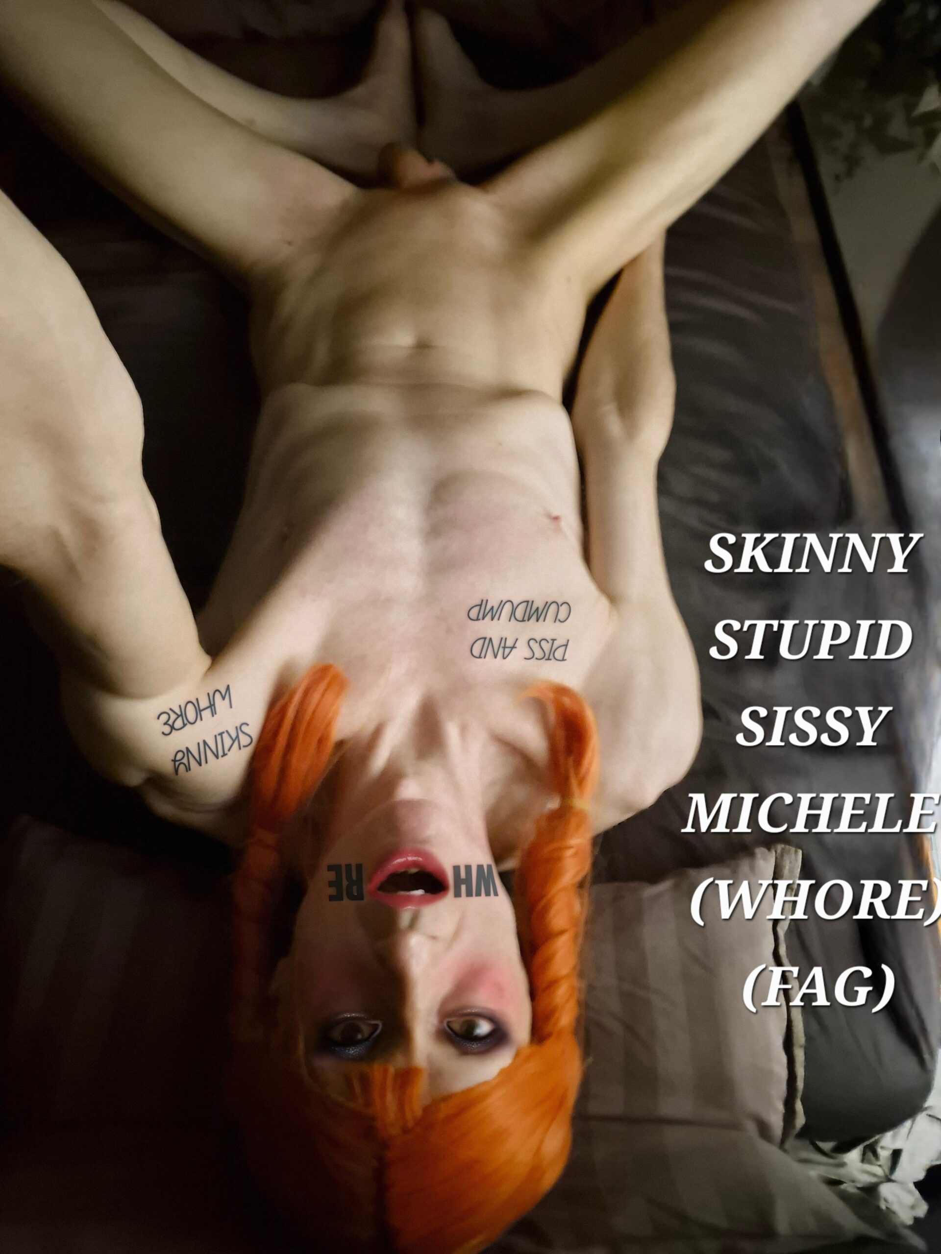 Mature skinny sissy f*g