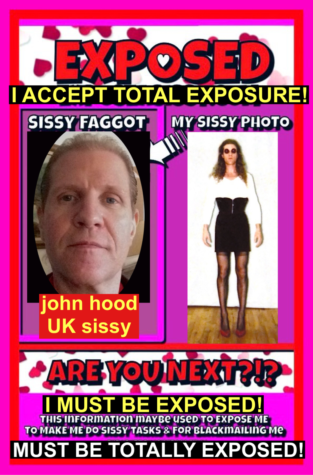 felishagurl EXPOSED sissy! UK Lingerie Sissy Craves EXPOSURE!