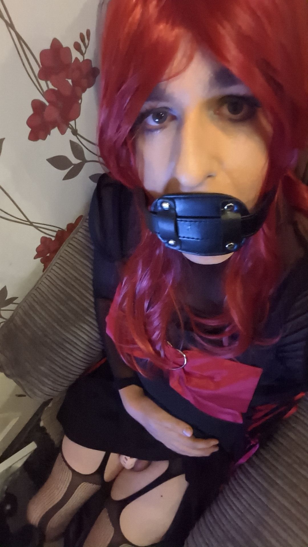 ~ Sissy Sammy , gagged and exposed !