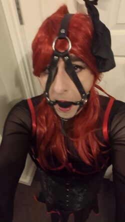 ~ Sissy Sammy , gagged and exposed !